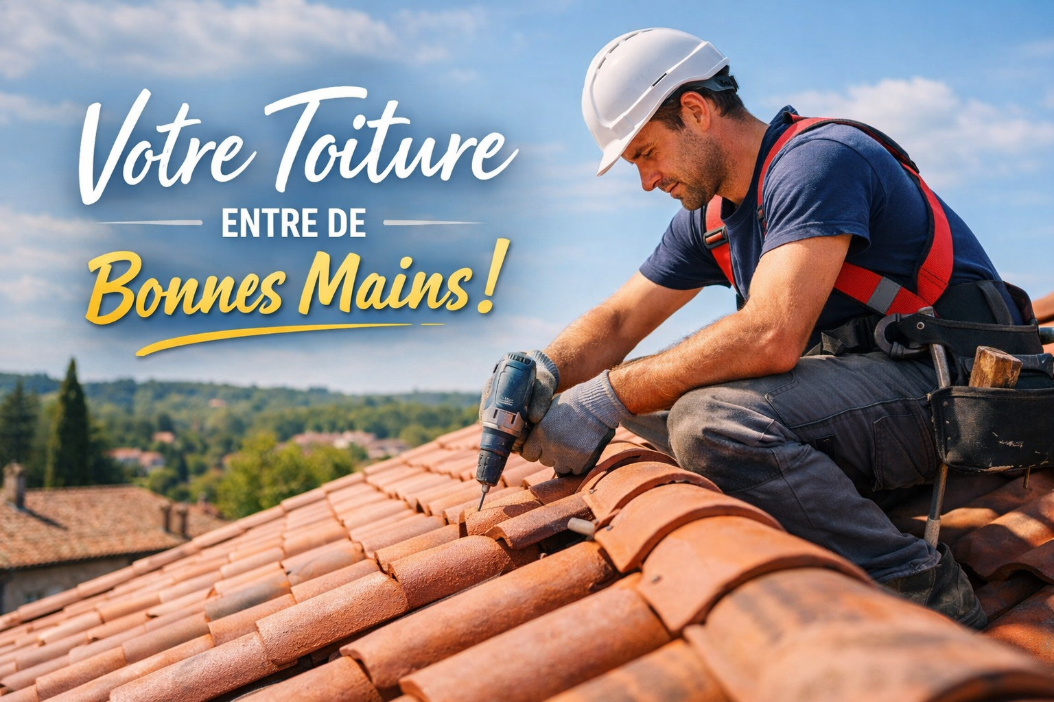 Artisan couvreur en rénovation de toiture à Fayence